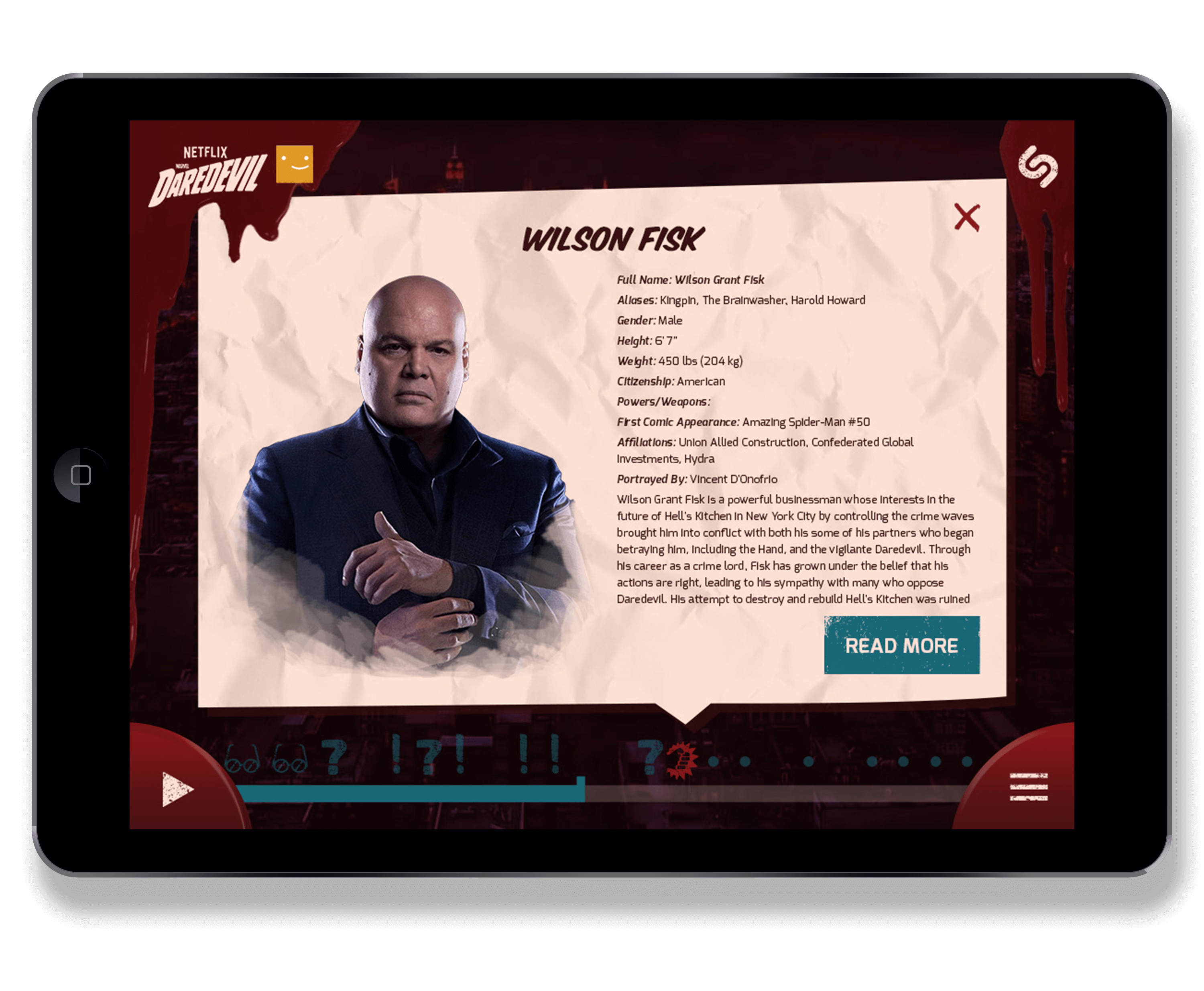 Brandi Dewberry ~*Interactive & Graphic Designer*~ › Netflix Daredevil